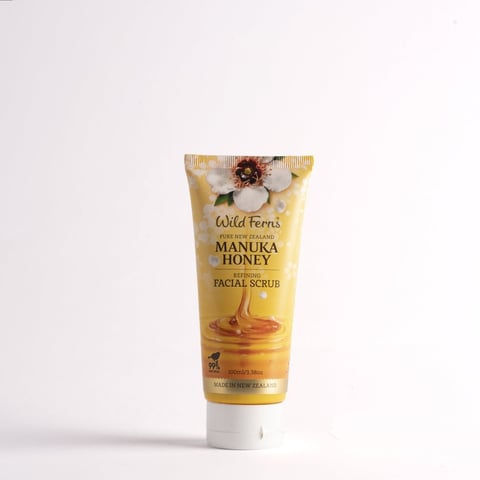 Tube of Wild Ferns Manuka Honey facial scrub